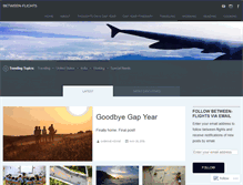 Tablet Screenshot of between-flights.com